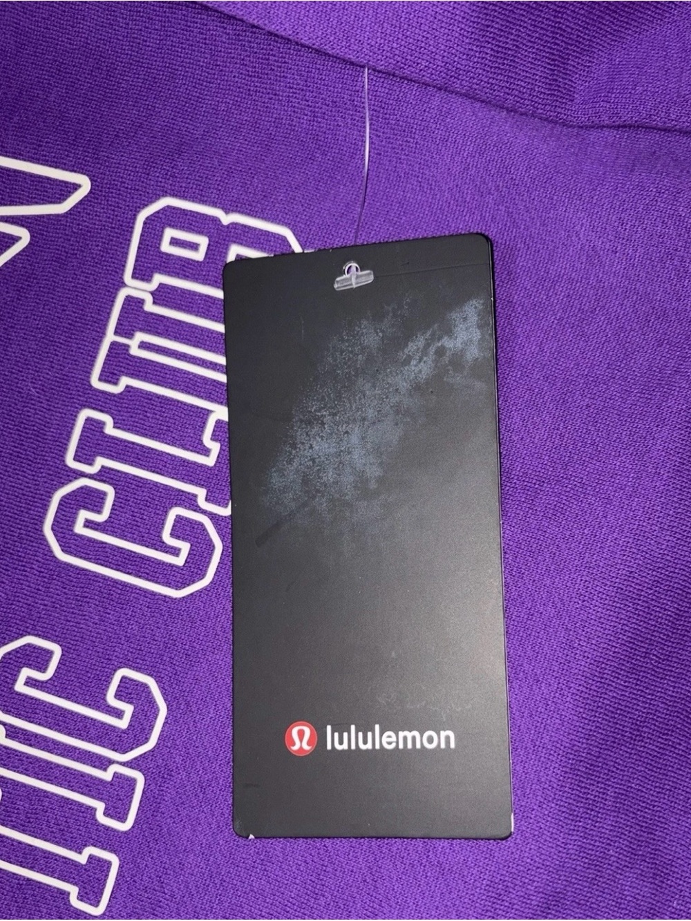 NWT LULULEMON MENS LARGE STEADY STATE CREW SWEATSHIRT*GRAPHIC PURPLE RETAIL $118 - Picture 4 of 15